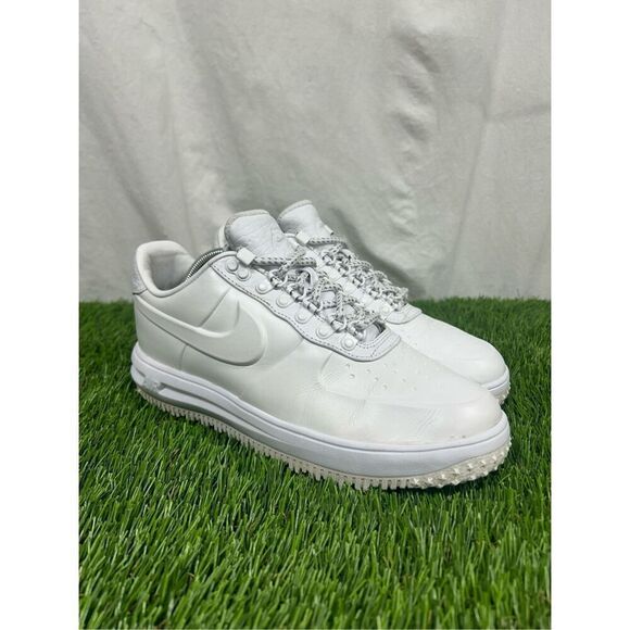 Size 8.5 - Nike Mens Lunar Force 1 Duckboot Low Winter White AA1124-100 RARE - Picture 1 of 9